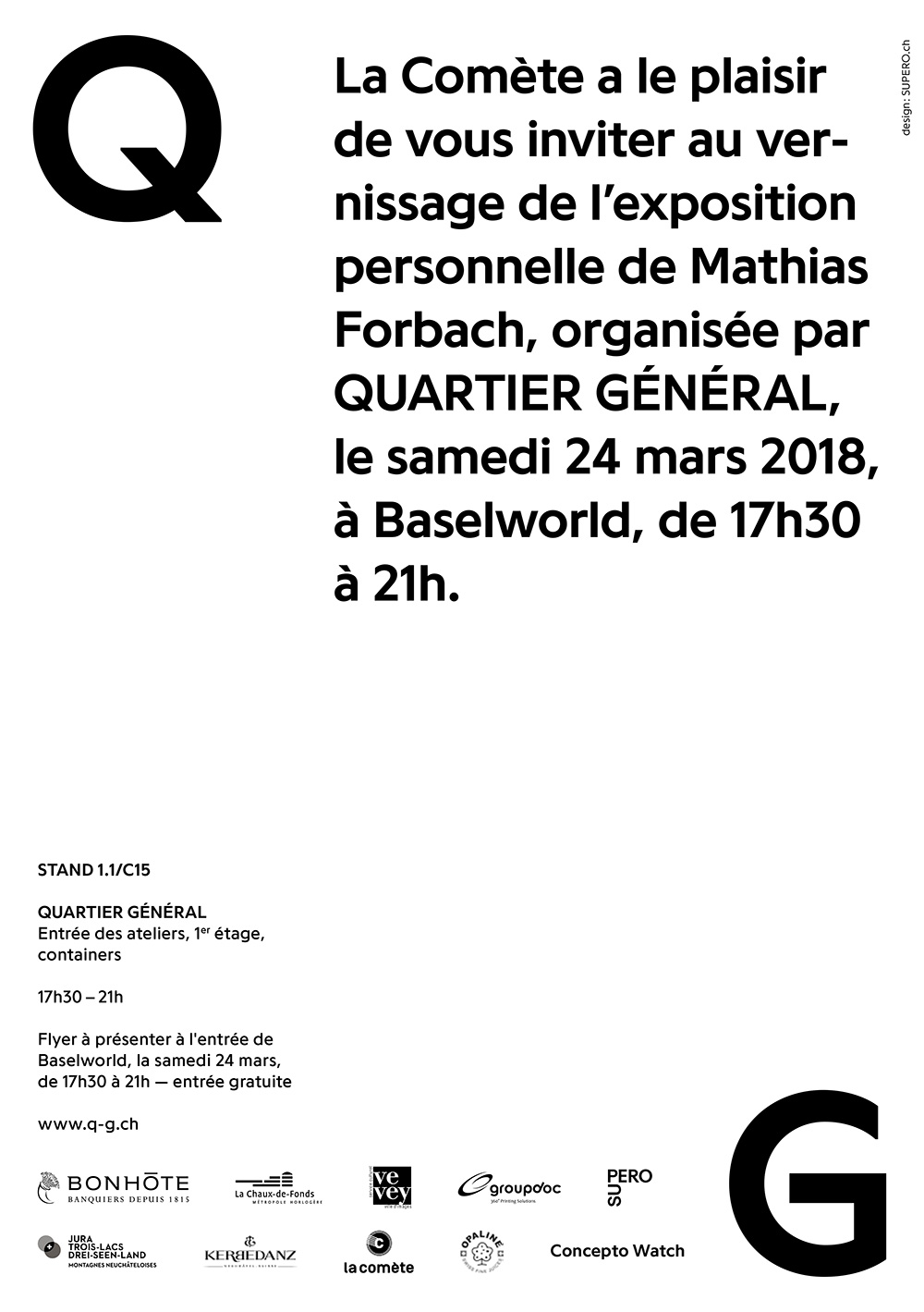 La Comète à Baselworld // www.bierelacomete.ch